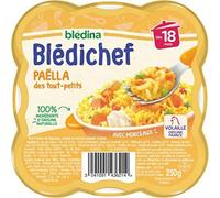 Bledina Blédichef Paëlla des Tout Petits Dès 18 Mois, 250g