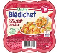 Bledina Blédichef Ratatouille Boulghour et Poulet Dès 18 Mois, 250g