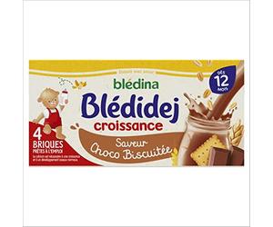 Blédina - Blédidej Croissance Choco biscuité 4x 250ml dès 12 mois