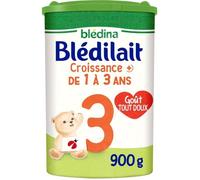 Blédina Blédilait Lait De Croissance+ 3ème Âge 900g Multicolore