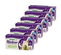 Blédina - Blédîner - Briques pour le Dîner de Bébé - Céréales Lactées Courgettes - dès 6 Mois - 12 briques de 250ml