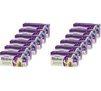 Blédina - Blédîner - Briques pour le Dîner de Bébé - Céréales Lactées Courgettes - dès 6 Mois - 12 briques de 250ml (Lot de 2)