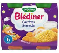 Blédina Blédîner Carotte Semoule dès 6 mois 2 x 200 g