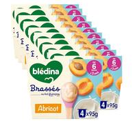 Blédina - Brassés, Abricot, Dès 6 mois, 48x95g