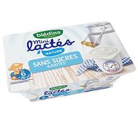 Blédina Les Mini Lactés Nature sans sucres ajoutés de 6 à 36 mois 6x55g