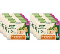 Blédina, Les Récoltes Bio, Courgettes, poulet fermier et thym dès 6 mois bio,2 x 200 g (Lot de 2)