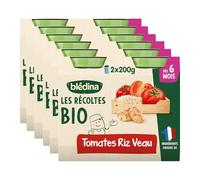 Blédina Les Récoltes Bio Tomates Riz Veau
