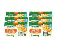 Blédina - Petits pots pour bébé - Cocktails de Fruits - Dès 6 mois - 24 pots
