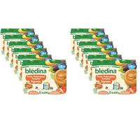 Blédina - Petits pots pour bébé - Purée Aubergines Tomates Agneau - 80% d'ingrédients Français - Dès 6 mois - 12 pots de 200g (Lot de 2)