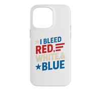 Bleed Red, White and Blue Coque pour iPhone 14 Pro Max