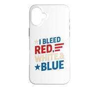 Bleed Red, White and Blue Coque pour iPhone 16 Plus