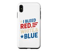 Bleed Red, White and Blue Coque pour iPhone XS Max