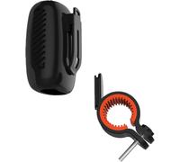 Bleetooth en Haut-Parleur sans Fil, Haut-Parleur Stéréo de Guidon à Vélo Extérieur Portable avec Radio FM, Couple Double, Support de Carte Mémoire, pour la Randonnée à Vélo (Rouge)