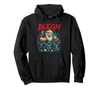 Blegh Sleigher Claus Metal Blegh Krampus Noël Sweat à Capuche