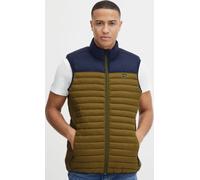 Blend 20715259 Outerwear Homme Gilet matelassé Outdoor Gilet d'hiver légèrement matelassé avec col montant et optique color-bock Regular Fit