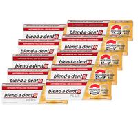 Lot de 10 crèmes adhésives Blend-a-dent Plus de 40 g - Sans goût - Duokraft