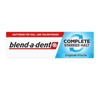 Blend-a-dent Crème adhésive complète pour prothèses complètes et partielles, fraîcheur originale, 47 g