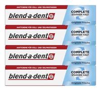 Blend-a-dent Lot de 4 tubes de crème adhésive extra forte 47 g