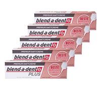 Blend a dent Plus Lot de 5 crèmes adhésives anti-miettes 40 g pour prothèses complètes et partielles