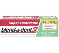 Blend-a-med Crème super adhésive extraforte, goût neutre, lot de 3 x 47 g
