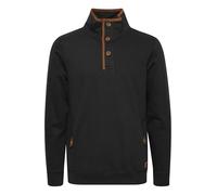 BLEND Achlias Pull Sweat Homme avec Col Debout Boutones Et Poches, Taille:L, Couleur:Black (70155)