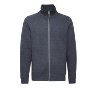 BLEND BHAlio Homme Veste en Sweat Cardigan Sweatshirt avec Fermeture éclair Col Montant Poignets côtelés Mélange de Coton Regular Fit, Taille:XL, Couleur:Navy (70230)