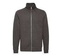 BLEND BHAlio Homme Veste en Sweat Cardigan Sweatshirt avec Fermeture éclair Col Montant Poignets côtelés Mélange de Coton Regular Fit, Taille:XL, Couleur:Charcoal (70818)