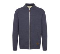 BLEND BHArco Homme Veste en Sweat College Veste Cardigan avec col Montant Court Fermeture éclair Poche Kangourou Mélange de Coton Regular Fit, Taille:XL, Couleur:Navy (70230)