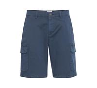 BLEND BHBarni Homme Cargo Shorts Bermuda Pantalon Court avec Poches Cargo Boucles de Ceinture Mélange de Coton Regular Fit, Taille:L, Couleur:Navy (70230)