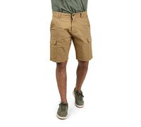 BLEND BHBarni Homme Cargo Shorts Bermuda Pantalon Court avec Poches Cargo Boucles de Ceinture Mélange de Coton Regular Fit, Taille:M, Couleur:Sand Brown (75107)