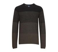 BLEND BHBenno Homme Pull en Maille Fine Pull à col Rond 100% Coton Regular Fit, Taille:L, Couleur:Black (70155)