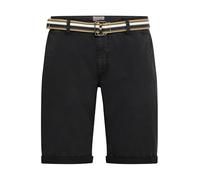 BLEND BHBruno Homme Chino Shorts Bermuda Pantalon Court avec Ceinture Stretch Poches Italiennes Mélange de Coton Regular Fit, Taille:S, Couleur:Black (70155)