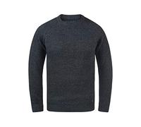 Blend BHCarrizal Homme Pull en Maille épaisse Pull à col Rond Regular Fit, Taille:2XL, Couleur:Dress Blues (194024)