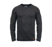 BLEND BHDan Pull en Maille Fine Pull à col Rond Mélange de Coton Patch de Label Regular Fit, Taille:M, Couleur:Burned Orange (73823)