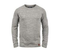 BLEND BHDan Pull en Maille Fine Pull à col Rond Mélange de Coton Patch de Label Regular Fit, Taille:S, Couleur:Zink Mix (70815)