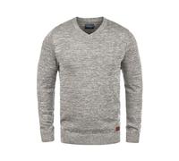 BLEND BHDansel Homme Pull en Maille Fine Pull à col en V Poignets côtelés Mélange de Coton Regular Fit, Taille:M, Couleur:Zink Mix (70815)
