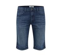 BLEND BHDenon Homme Short en Jean Pantalon Denim Court avec Stretch Poches Italiennes Mélange de Coton Regular Fit, Taille:S, Couleur:Denim Darkblue (76207)