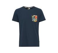 BLEND BHFlorens Homme T-shirt à manches courtes avec col rond T-shirt imprimé Regular Fit, Taille:3XL, Couleur:Navy (70230)