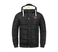 BLEND BHFrederico Homme Veste d'hiver Veste matelassée Veste chaude doublée avec capuche Cordon de serrage Poches passepoilées Regular Fit, Taille:3XL, Couleur:Black (70155)