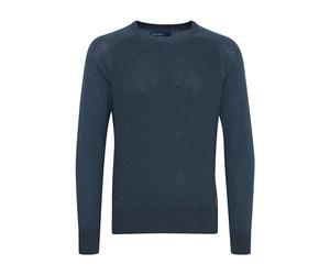 BLEND BHGandolf Homme Pull en Maille Fine Pull à col Rond 100% Coton Regular Fit, Taille:XL, Couleur:Navy (70230)