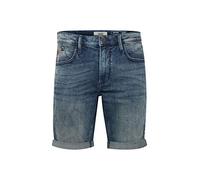 BLEND BHGrilitsch Homme Short en Jean Pantalon Denim Court Coupe 5 Poches Mélange de Coton Regular Fit, Taille:M, Couleur:Denim middleblue (76201)
