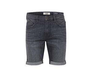 BLEND BHGrilitsch Homme Short en Jean Pantalon Denim Court Coupe 5 Poches Mélange de Coton Regular Fit, Taille:L, Couleur:Denim Dark Grey (76209)