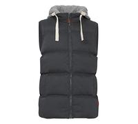 BLEND BHJens Homme Gilet Veste matelassé Outdoor avec Capuche Col Montant Poches en bias Regular Fit, Taille:L, Couleur:Phantom Grey (70010)