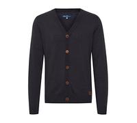 BLEND BHLennard Homme Cardigan en Maille Fine avec col en V Boutonnage Mélange de Coton Regular Fit, Taille:L, Couleur:Navy (70230)