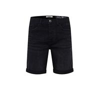 BLEND BHMartels Homme Short en Jean Pantalon Denim Court avec Optique Destroyed Stretch Coupe 5 Poches Mélange de Coton Regular Fit, Taille:XL, Couleur:Denim Black (76204)