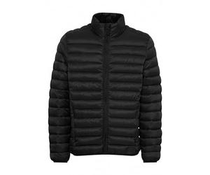 BLEND BHNils Homme Veste matelassée Veste mi-Saison doublée avec col Montant Poches zippées Regular Fit, Taille:L, Couleur:Black (70155)