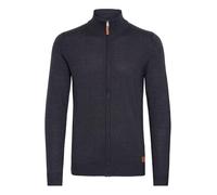 BLEND BHNorman Homme Veste en Tricot Cardigan en Maille Fine Pull à col Montant Fermeture éclair Poignets côtelés Mélange de Coton Regular Fit, Taille:XL, Couleur:Navy (70230)