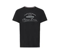 BLEND BHPillo Homme T-shirt à manches courtes imprimé Col rond Mélange coton Regular Fit , Taille:XL, Couleur:Black (194007)