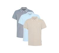 Blend BHPolo Lot de 3 polos pour homme avec col polo et boutons 100 % coton Coupe droite, Robe Bluescashmerecrockery (204184), XXL