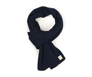 BLEND BHScar Homme Écharpe d'hiver en maille fine Unisex Onesize, Taille:ONE SIZE, Couleur:Dark Navy Blue (74645)